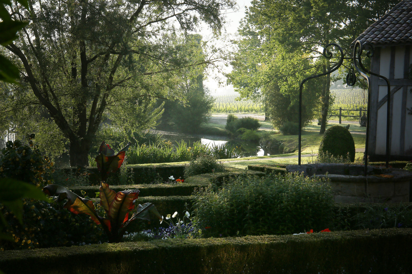 Jardin et vignes des Sources de Caudalie